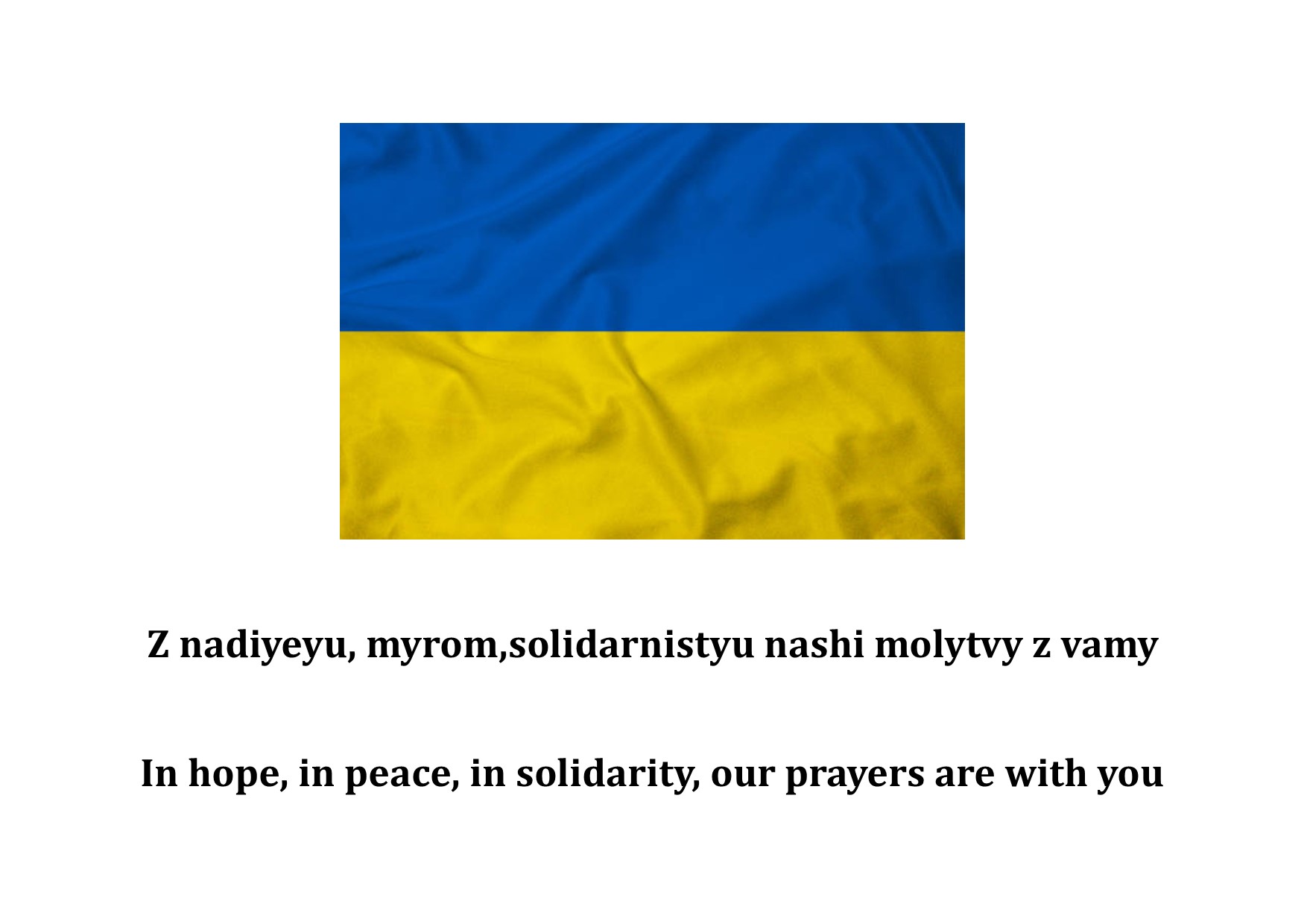 Prayer for the Ukraine